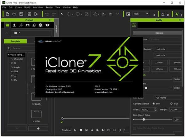 Reallusion iClone Pro 7.9.5124.1 Crack Serial Key 2021 Free Download