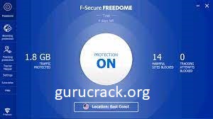 F-Secure Freedome VPN v2.54.73.0 Crack + Activation Code