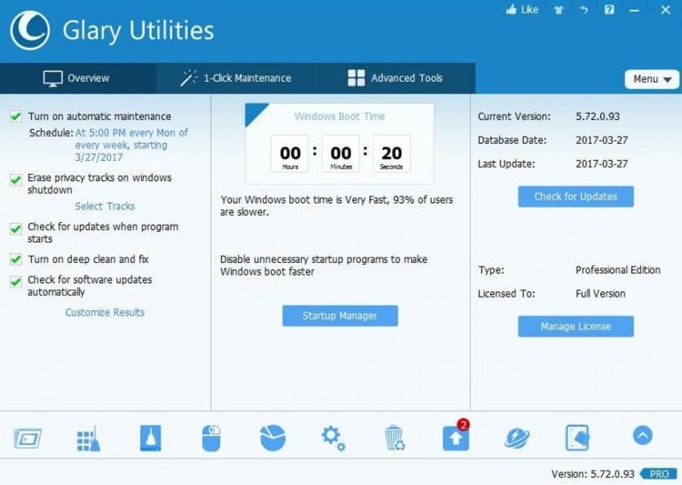 Glary Utilities Pro 5.204.0.233 Crack & Activation Key Download