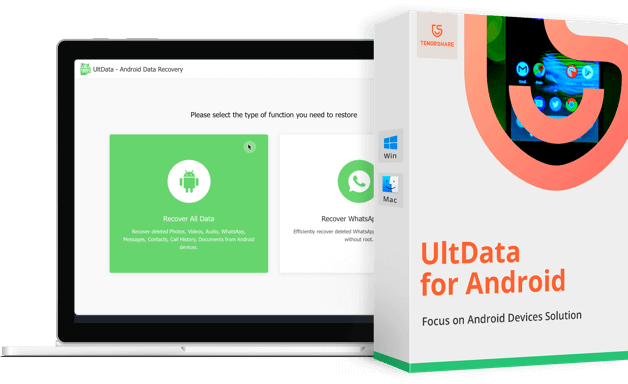 Tenorshare UltData Android Data Recovery Crack 6.5.1.2 + Key [2021]